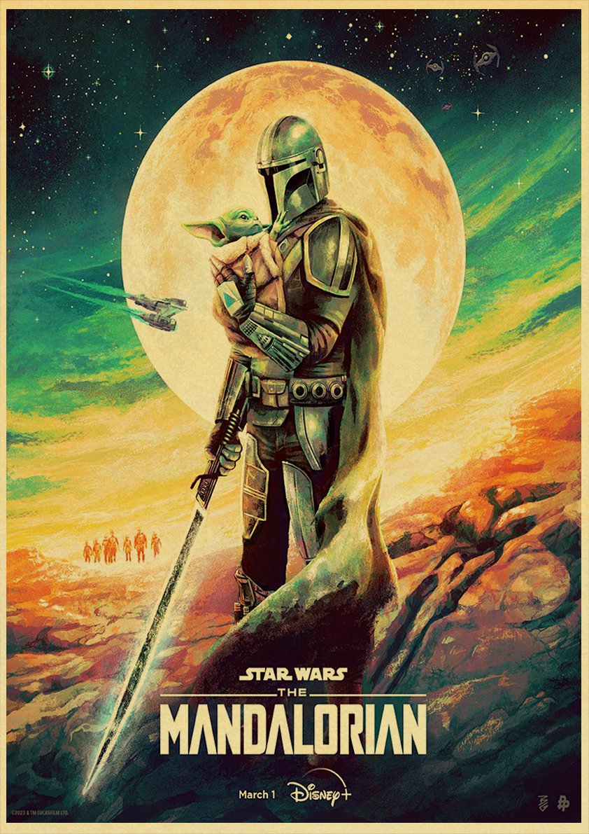 Affiche Mandalorian Dark Saber