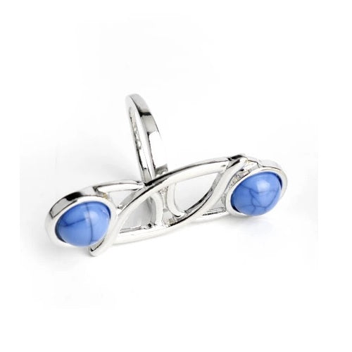 BAGUE LEIA ARGENTÉE