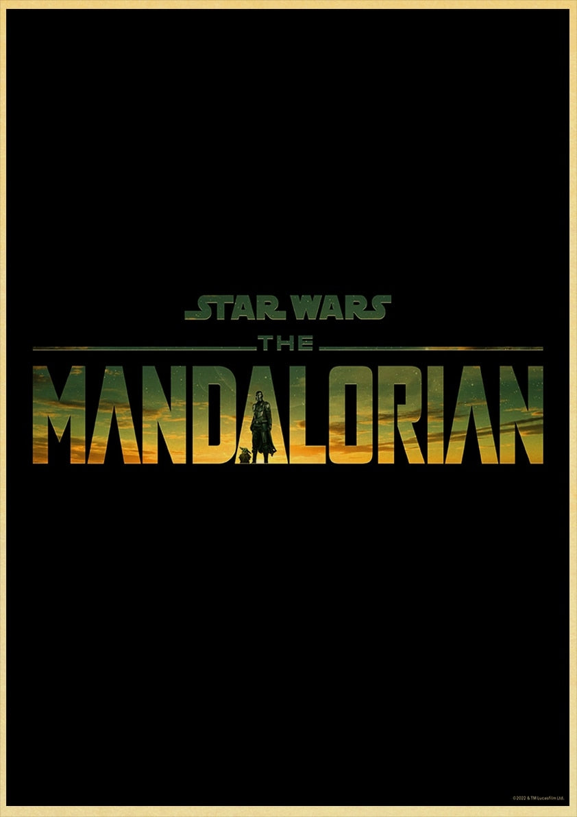 Affiche Mandalorian Logo