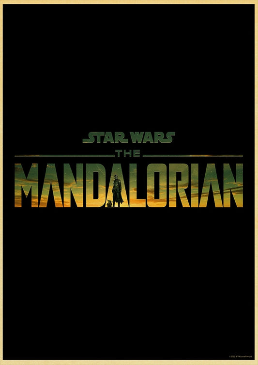 Affiche Mandalorian Logo