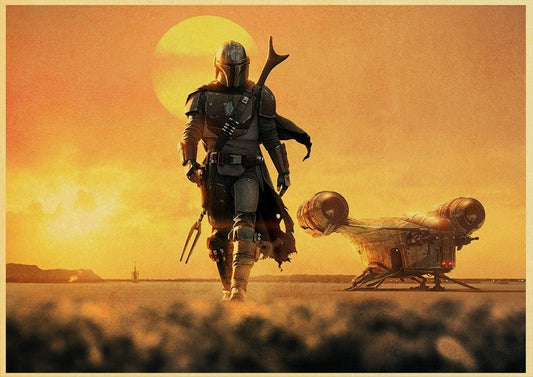 Affiche Mandalorian "Désert"