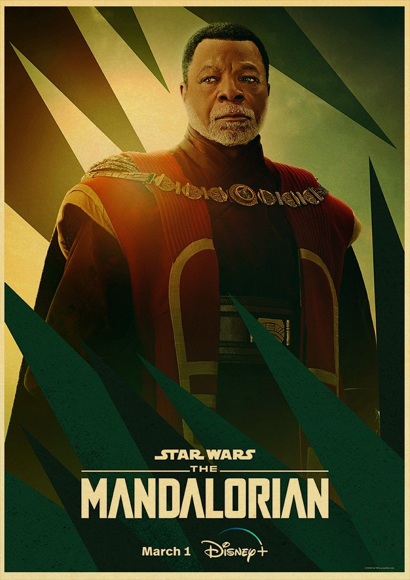 Affiche Mandalorian Greef