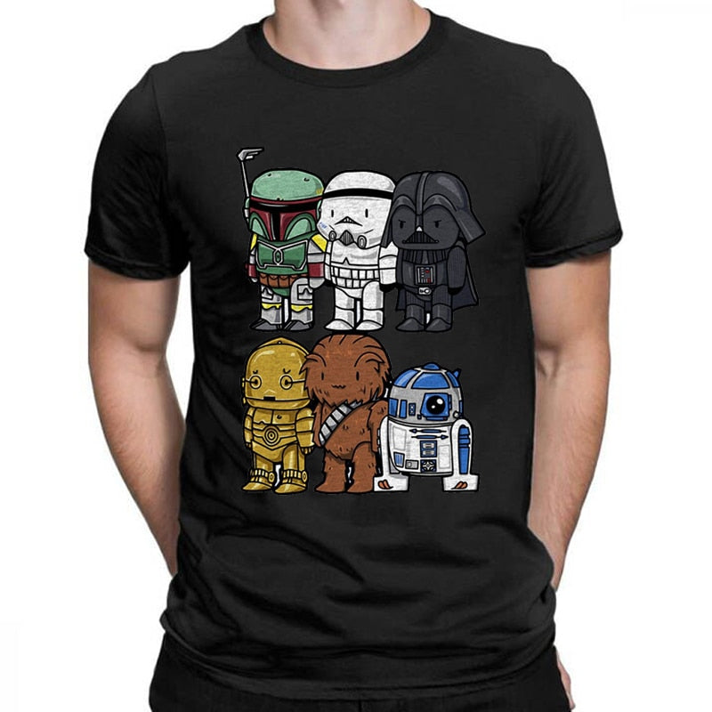 T-shirt Star Wars Figurines