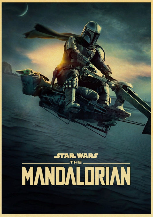 Affiche Mandalorian Speeder