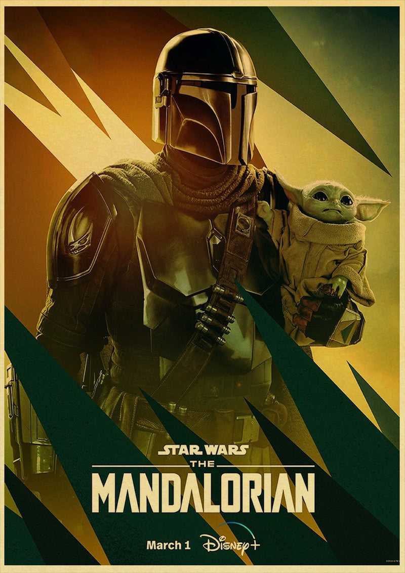 Affiche Mandalorian Din Djarin