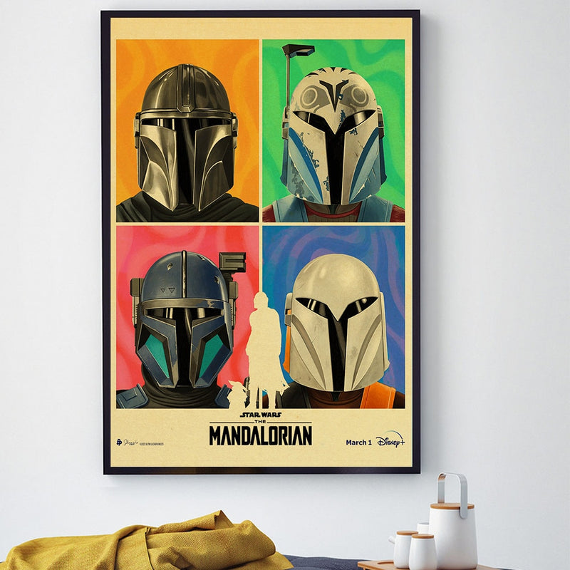 Affiche Mandalorian "Vintage"