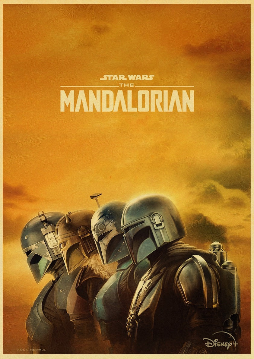 Affiche Mandalorian Chasseurs de Prime