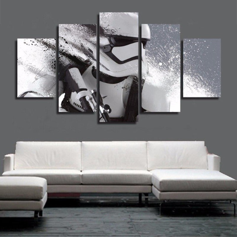 Tableau Stormtrooper Blanc