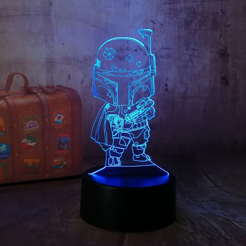 Lampe Boba Fett